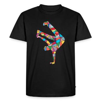 Breakdance Dance Breakdancer Breakdancer Kids - Men's Premium Organic T-Shirt - black - Front - Nico (187cm)