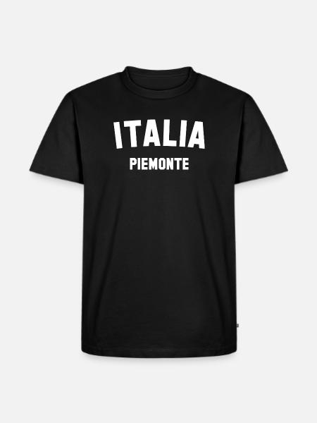 ITALIA Piemonte Italy Piedmont - Men's Premium Organic T-Shirt - black