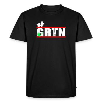 Jardin - Jardiniers - Jardinage - GRTN - T-shirt Premium bio Homme - noir - Devant - Nico (187cm)