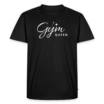 Scénario de Gym Queen Gym Gym féminin Entraînement féminin - T-shirt Premium bio Homme - noir - Devant - Nico (187cm)