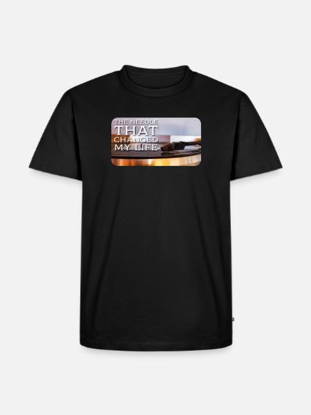 The needle that changed my life - Men's Premium Organic T-Shirt - black