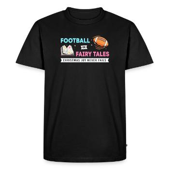 Expectant Mom Christmas Gender Reveal - Men's Premium Organic T-Shirt - black - Front - Nico (187cm)