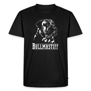 BULLMASTIFF dogs Wilsigns portrait de chien - T-shirt Premium bio Homme - noir - Devant - Nico (187cm)
