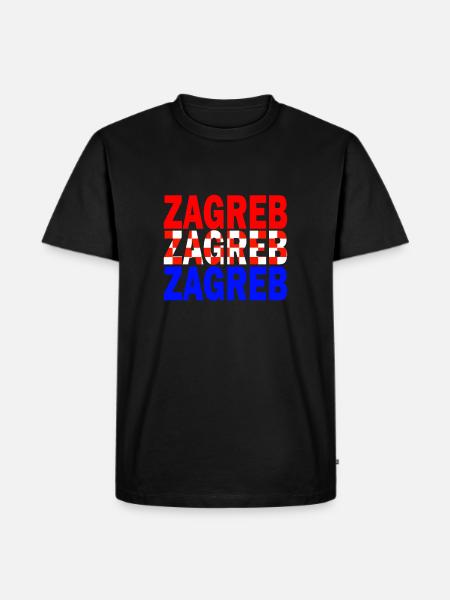 Zagreb - T-shirt Premium bio Homme - noir