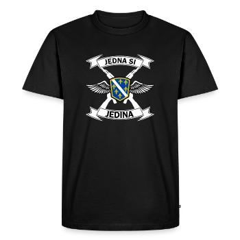jedna jedina2 - T-shirt Premium bio Homme - noir - Devant - Nico (187cm)