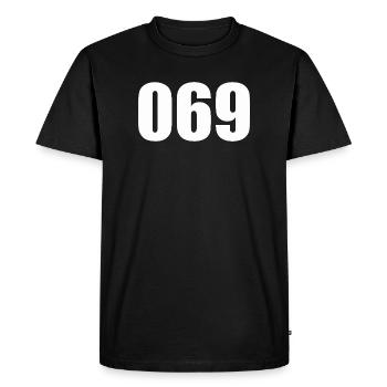 069_ffm_cho_frankfurt_babo_shirt_geschenk - T-shirt Premium bio Homme - noir - Devant - Nico (187cm)