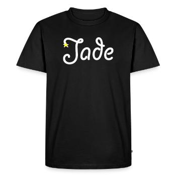 Jade - T-shirt Premium bio Homme - noir - Devant - Nico (187cm)