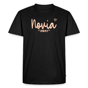 Mariée espagnole - Mariage 2027 - T-shirt Premium bio Homme - noir - Devant - Nico (187cm)
