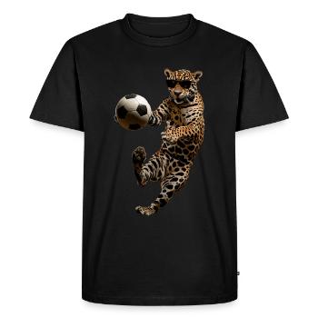 Jaguar - Men's Premium Organic T-Shirt - black - Front - Nico (187cm)