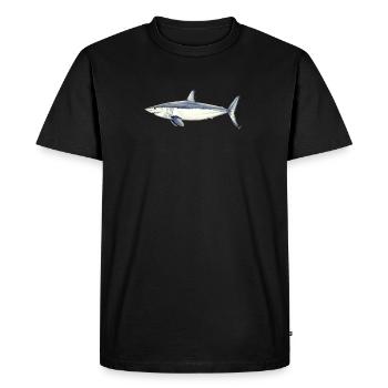Shark Mako Marrajo - mako shark - requin - Men's Premium Organic T-Shirt - black - Front - Nico (187cm)