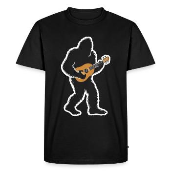 Gift for dulcimer lover - Men's Premium Organic T-Shirt - black - Front - Nico (187cm)