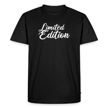Édition limitée - T-shirt Premium bio Homme - noir - Devant - Nico (187cm)
