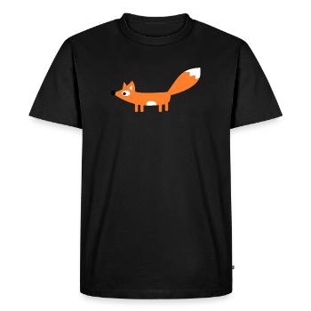 Renard - T-shirt Premium bio Homme - noir - Devant - Nico (187cm)