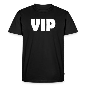 VIP - Men's Premium Organic T-Shirt - black - Front - Nico (187cm)