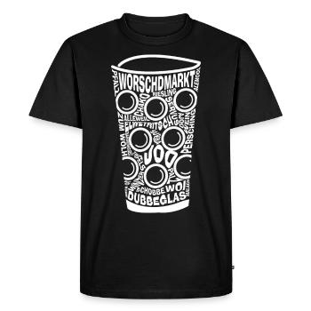 Palatinat Palz Palatinat dialecte Palatinat Schorle - T-shirt Premium bio Homme - noir - Devant - Nico (187cm)