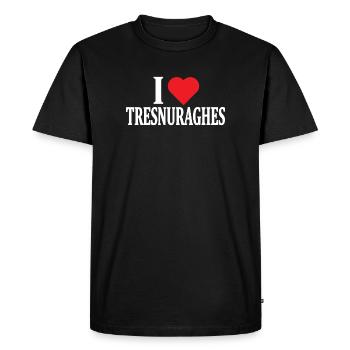 t-shirt J’adore Tresnuraghes t-shirt Sardaigne - T-shirt Premium bio Homme - noir - Devant - Nico (187cm)
