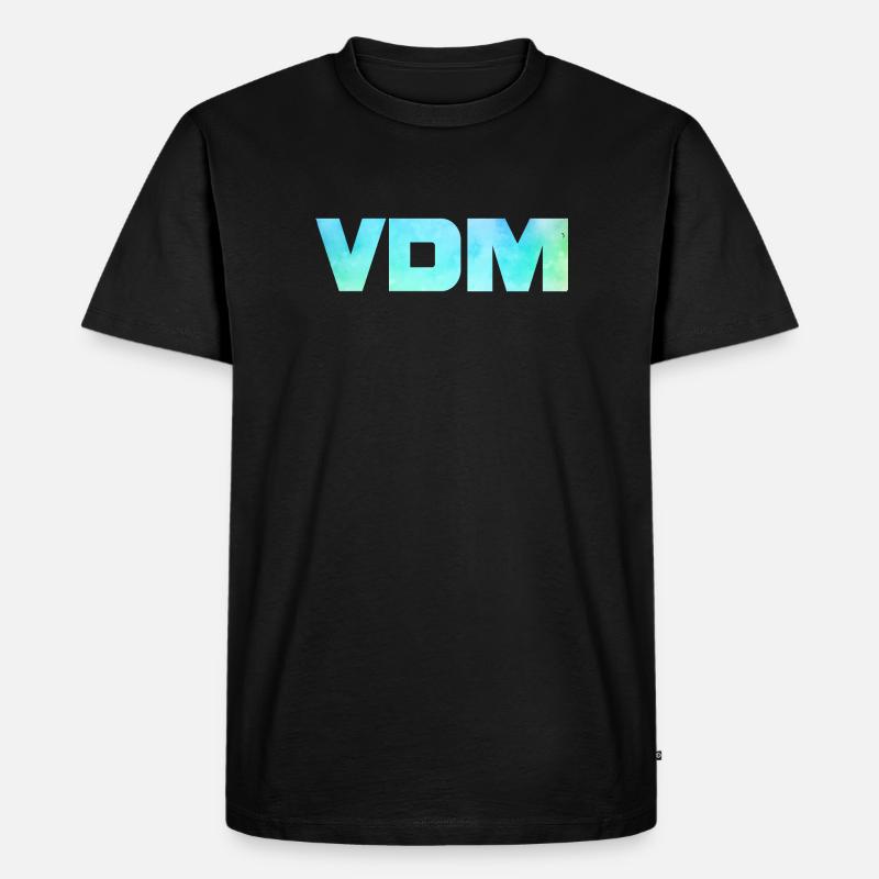VDM - Männer Premium Bio T-Shirt - Schwarz