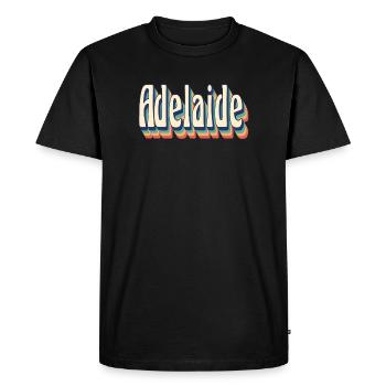 T-shirt Adélaïde t-shirt cadeau rétro vintage - T-shirt Premium bio Homme - noir - Devant - Nico (187cm)