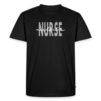 Injecteur de comblement esthétique Botox Nurse - T-shirt Premium bio Homme - noir - Devant - Nico (187cm)