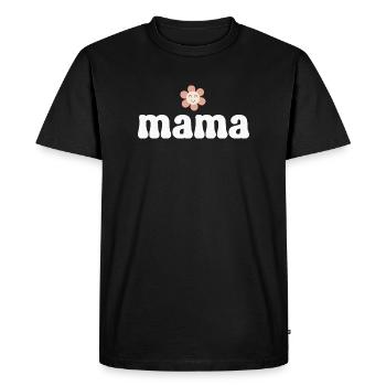 Mom Mom - Men's Premium Organic T-Shirt - black - Front - Nico (187cm)