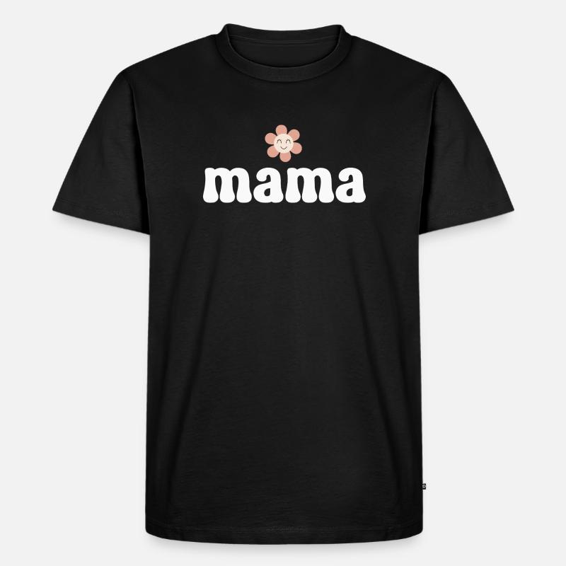 Mutter Mama - Männer Premium Bio T-Shirt - Schwarz