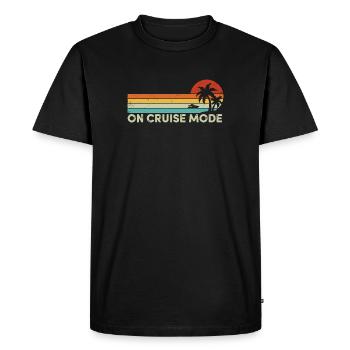 Croisière en mode croisière pour les vacances tropicales d’été - T-shirt Premium bio Homme - noir - Devant - Nico (187cm)
