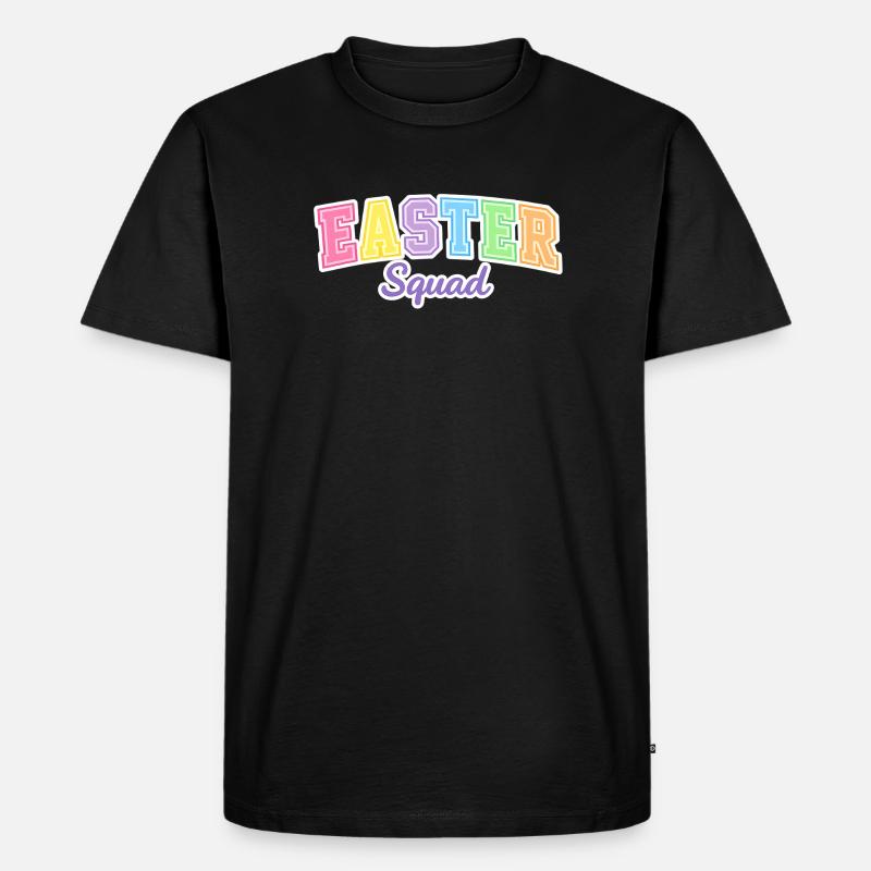 Easter Squad Egg Hunt - Männer Premium Bio T-Shirt - Schwarz