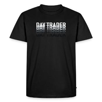 Day Trader Stock Market Stock Market Trader - Men's Premium Organic T-Shirt - black - Front - Nico (187cm)