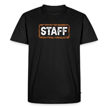 Personnel - T-shirt Premium bio Homme - noir - Devant - Nico (187cm)