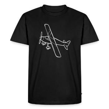 Modèle d’avion télécommandé - T-shirt Premium bio Homme - noir - Devant - Nico (187cm)