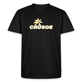 CRUSOE - T-shirt Premium bio Homme - noir - Devant - Nico (187cm)