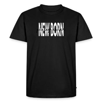 Photographe de nouveau-né Cadeau de photographie de bébé - T-shirt Premium bio Homme - noir - Devant - Nico (187cm)