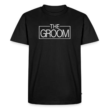 Le marié assorti mariée mariée célibataire marié marié - T-shirt Premium bio Homme - noir - Devant - Nico (187cm)