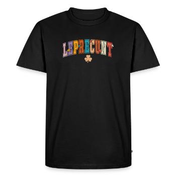 Don Leprecunt Arc-en-ciel Leprechaun - T-shirt Premium bio Homme - noir - Devant - Nico (187cm)