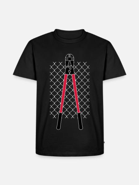 VANDAL'S ZAUN & ZANGE - Männer Premium Bio T-Shirt - Schwarz