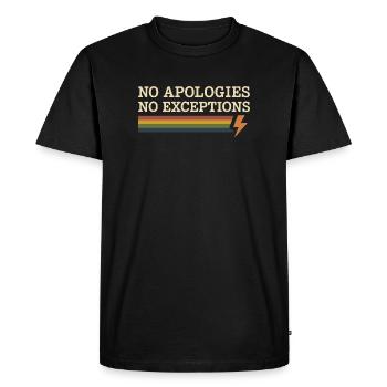 Groovy Pride Retro Égalité Queer Histoire - T-shirt Premium bio Homme - noir - Devant - Nico (187cm)