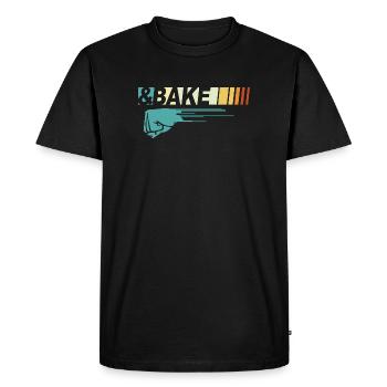 Funny Couple Shake N Bake - Car Racing Lover Gift - Men's Premium Organic T-Shirt - black - Front - Nico (187cm)