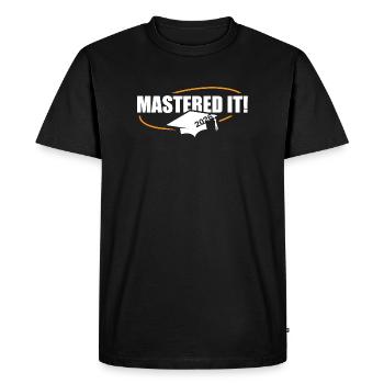 Master 2026 Diplôme - T-shirt Premium bio Homme - noir - Devant - Nico (187cm)