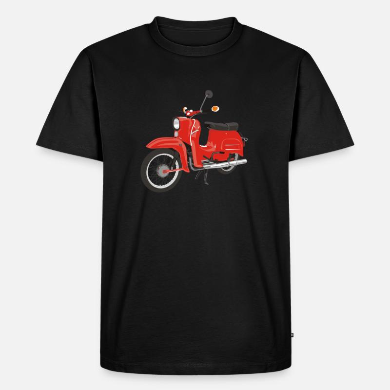 Simson Schwalbe - Männer Premium Bio T-Shirt - Schwarz