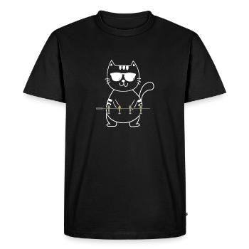 Baby-foot baby-foot Wuzzler - T-shirt Premium bio Homme - noir - Devant - Nico (187cm)