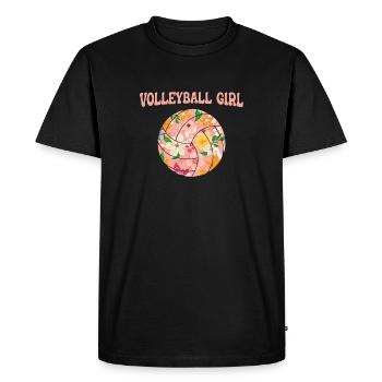 Volleyball Volleyball de plage - T-shirt Premium bio Homme - noir - Devant - Nico (187cm)