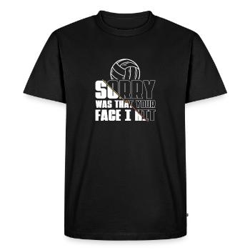 Volleyball Volleyball de plage - T-shirt Premium bio Homme - noir - Devant - Nico (187cm)