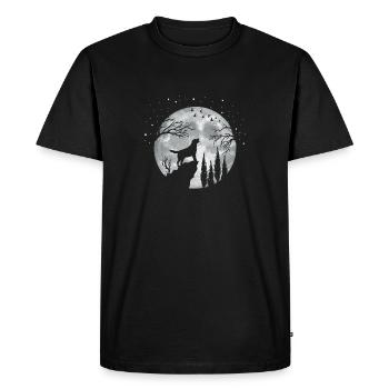 Chien Labrador - T-shirt Premium bio Homme - noir - Devant - Nico (187cm)