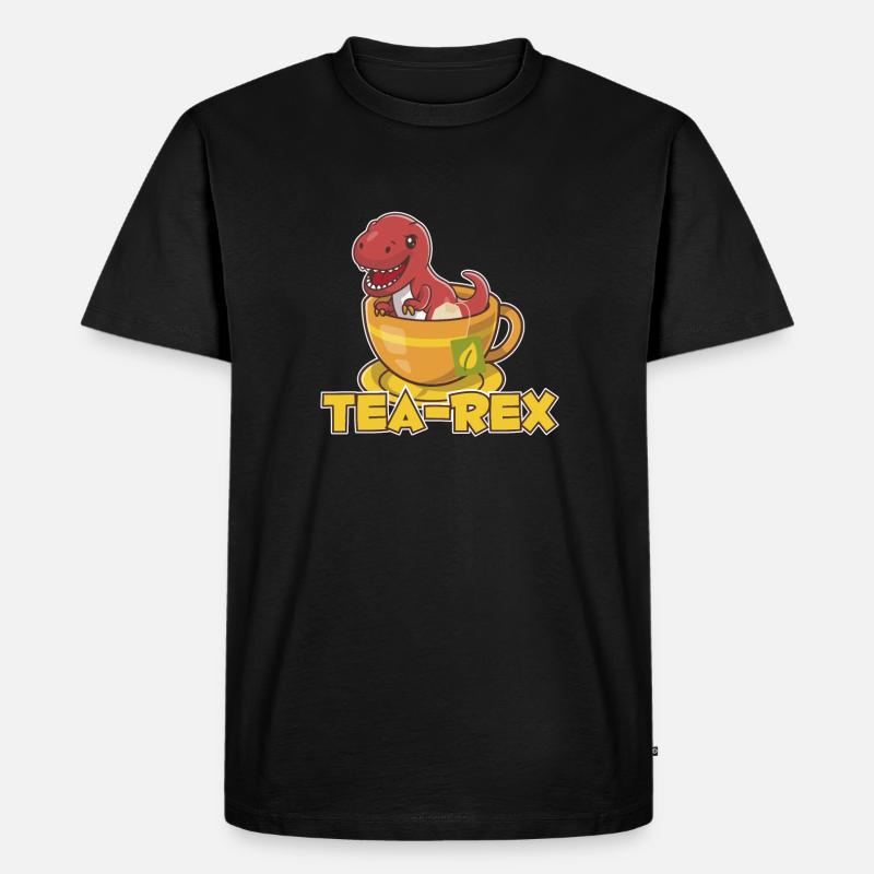 T-Rex Tee Rex Thé Rex - T-shirt Premium bio Homme - noir