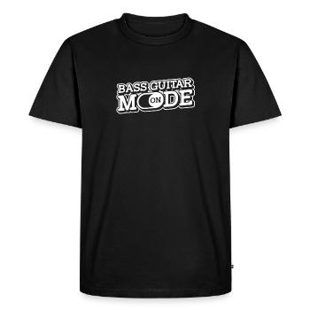 Bass Guitar Bass Guitar Bass Bassist - Men's Premium Organic T-Shirt - black - Front - Nico (187cm)