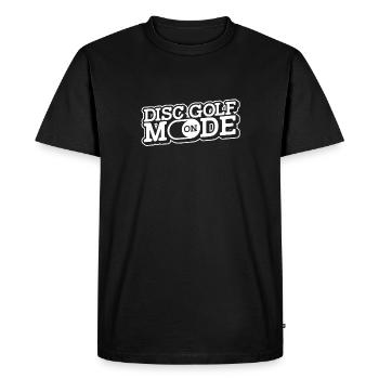 Frisbee Golf - T-shirt Premium bio Homme - noir - Devant - Nico (187cm)