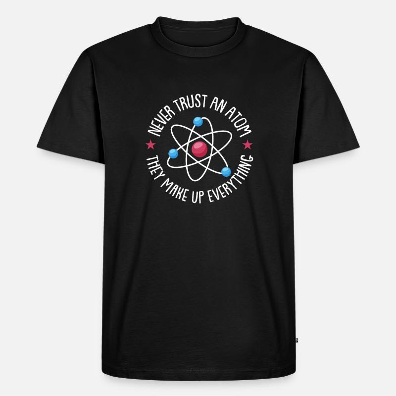 Physik Physiker - Männer Premium Bio T-Shirt - Schwarz