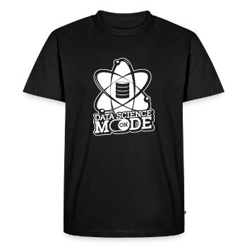 Ingénieur scientifique Big Data Engineer Scientist Analyst - T-shirt Premium bio Homme - noir - Devant - Nico (187cm)