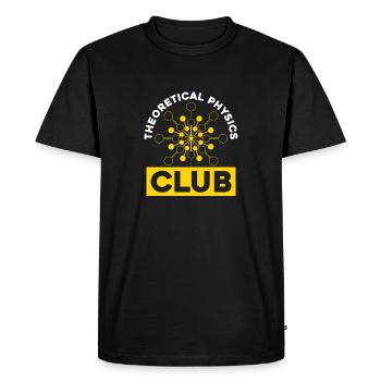 Physicien physicien - T-shirt Premium bio Homme - noir - Devant - Nico (187cm)