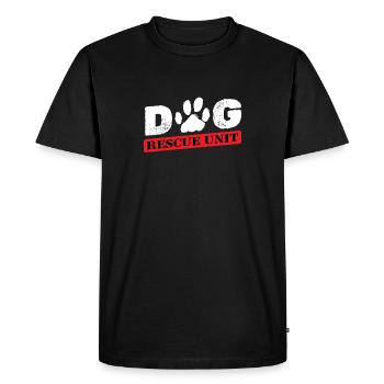Animal Shelter Dog Save Animal Protection Dog Shelter - T-shirt Premium bio Homme - noir - Devant - Nico (187cm)